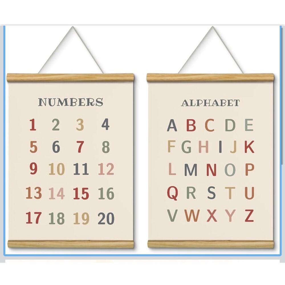 Educational Posters For Kids Learning Hanging Chart (16"x12"-2)